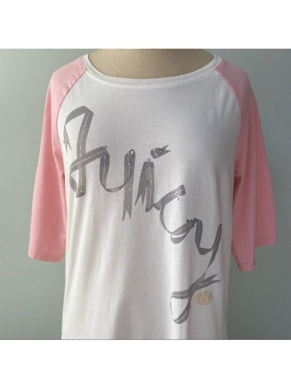 Juicy Couture Raglan Rhinestone Nightgown - Picture 2 of 10